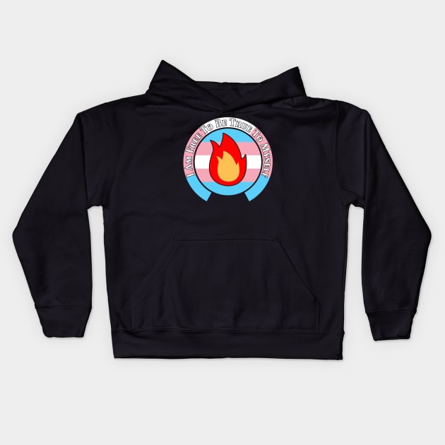 NMCIT - Fire Symbol Kids Hoodie by talenlee